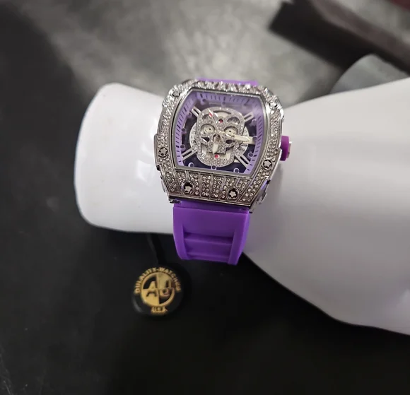 Men's AJ Brand Purple Toned Watch